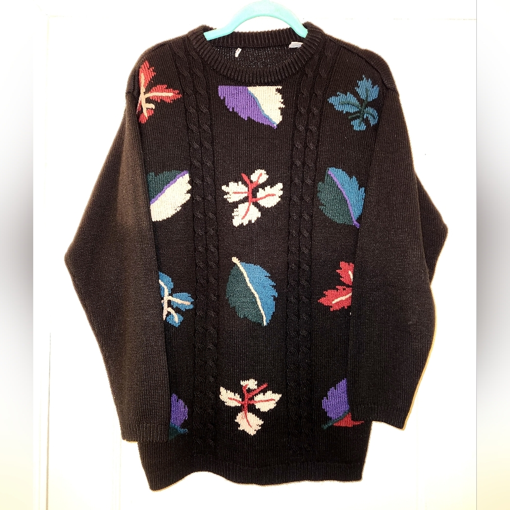 Vintage Leaf Sweater 🍂